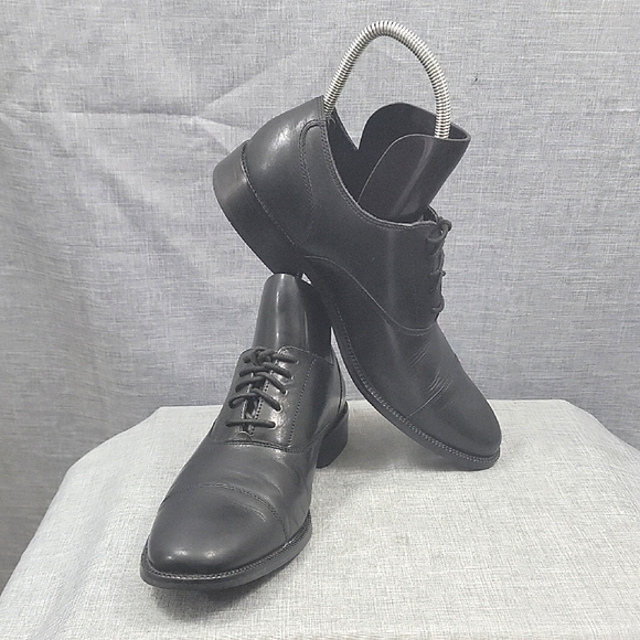 Cole Haan Williams Cap Toe Leather Black Oxfords Men's SZ 9M